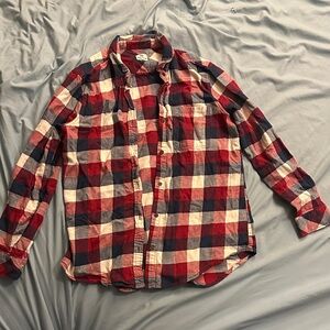Tentree women’s Red and Blue Plaid Shirt